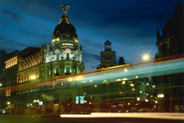 Gran Vía, en Madrid